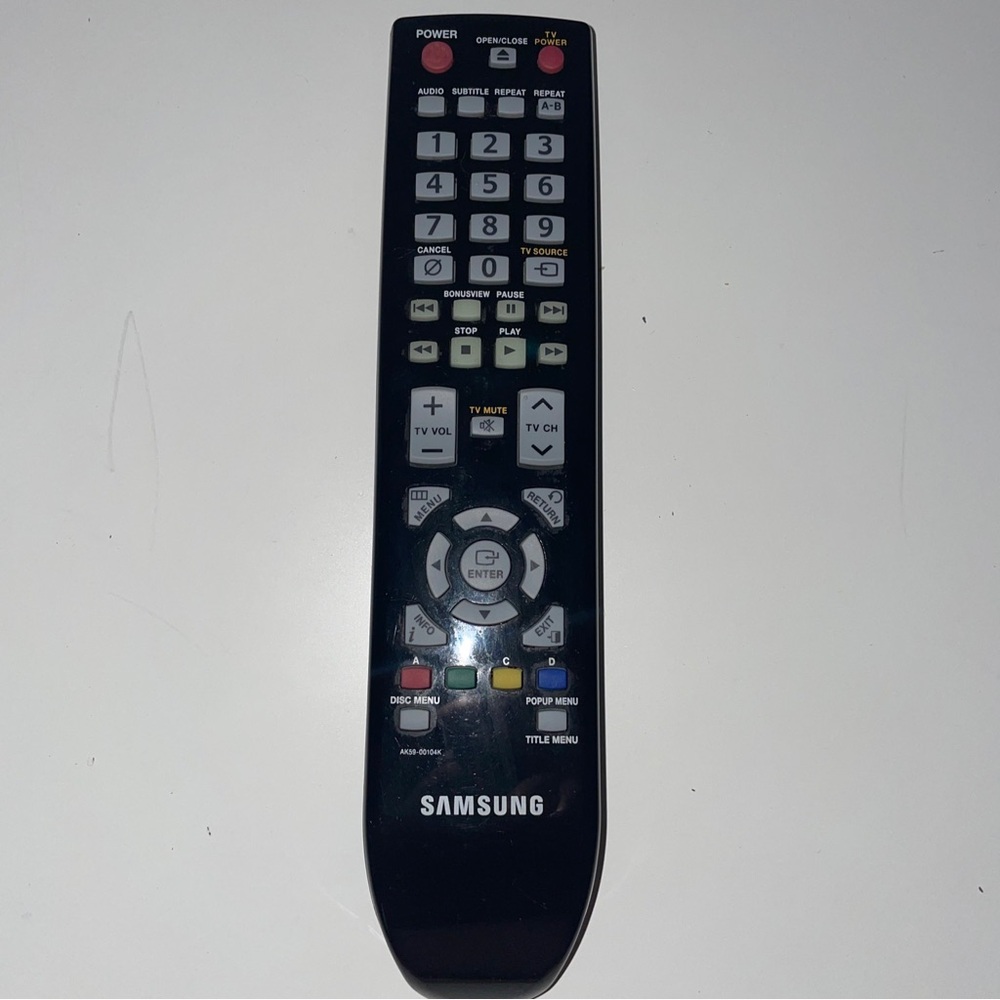 AK59-00104K Replace Remote Control for Samsung Blu-Ray Disc BD-P1590 BD-P1590C